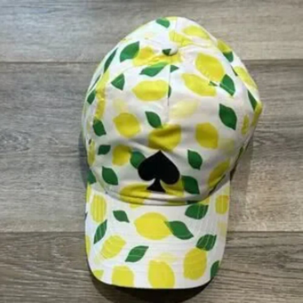 NWOT Kate Spade Lemon Toss Baseball Hat